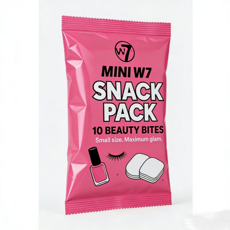 Back Seal Pouches Mini Beauty Pack Custom Printed Packaging 3