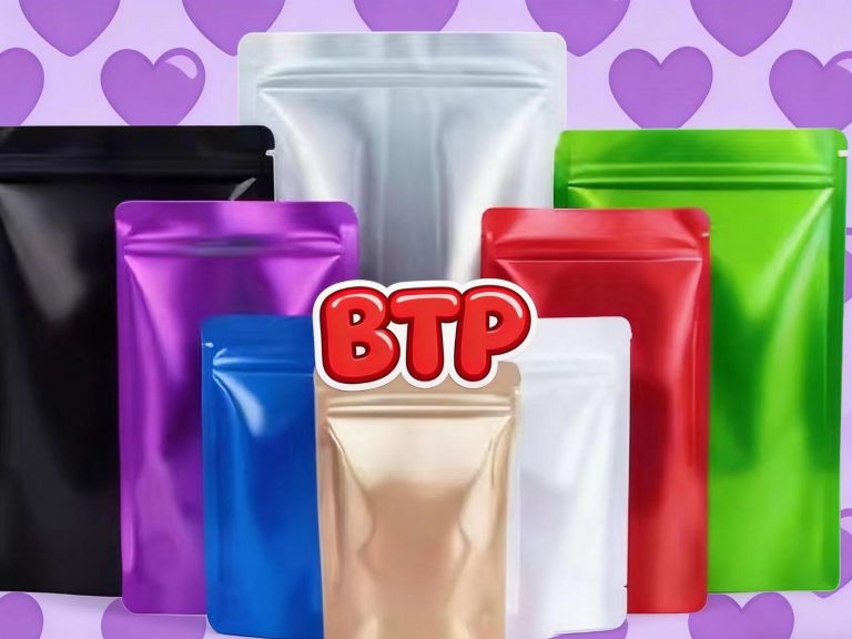 Custom Printable Mylar Stand Up Zipper Pouches for Tea Coffee Beans Cookies and Snacks 3