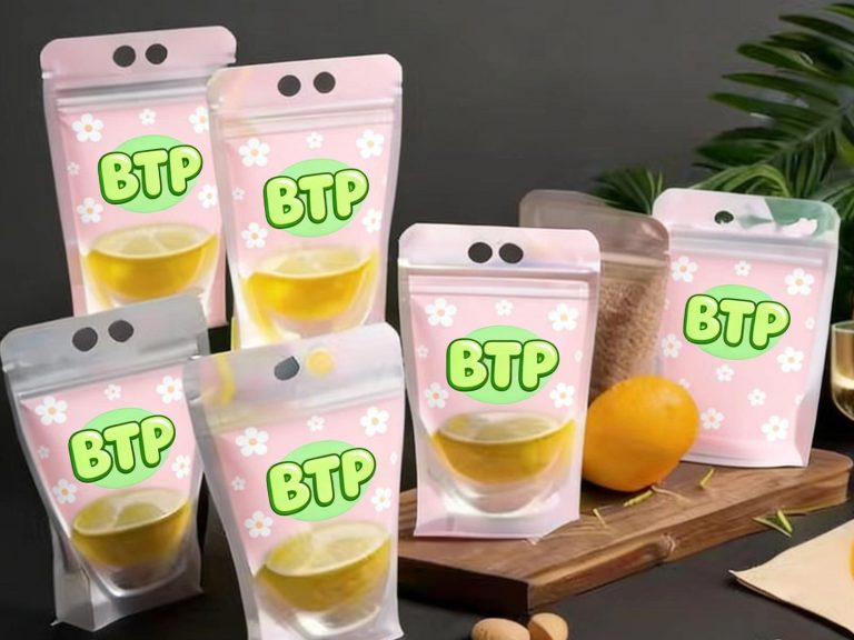 Custom Printable Clear Stand Up Zipper Pouches with Hanging Holes for Food Storage 4