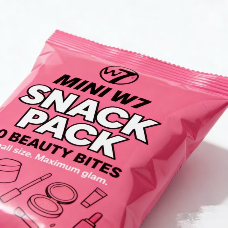 Back Seal Pouches Mini Beauty Pack Custom Printed Packaging 6