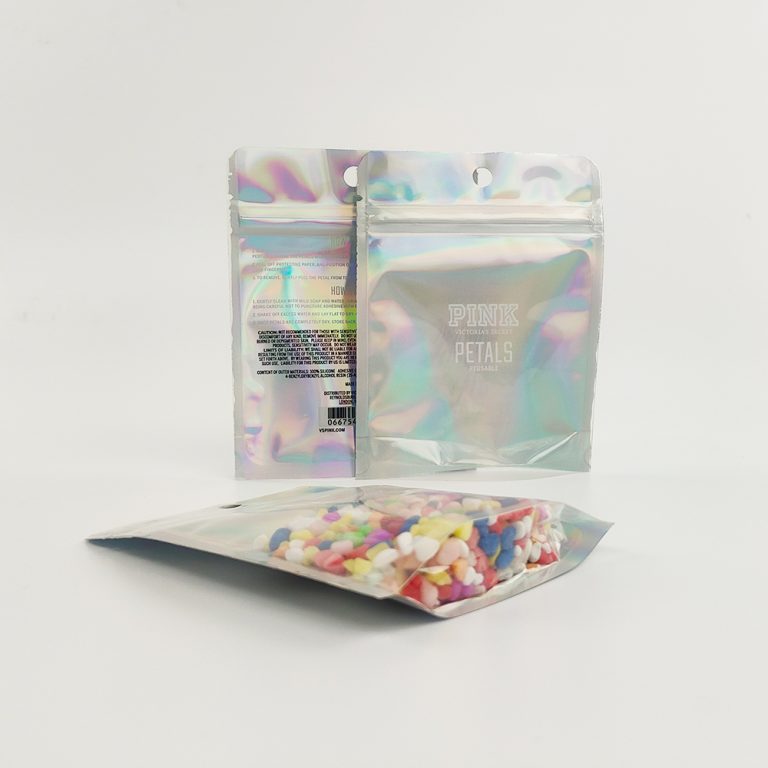 Custom DesignThree side sealed Bag Zipper Pouch Reusable Storage Food Nuts Packaging Plastic Packing Bag3