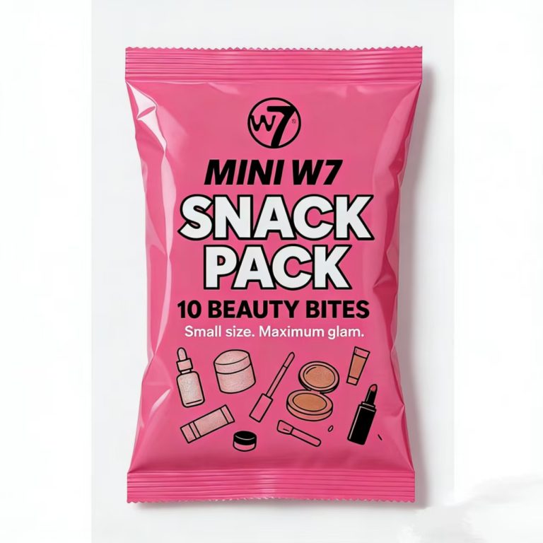 Back Seal Pouches Mini Beauty Pack Custom Printed Packaging 1