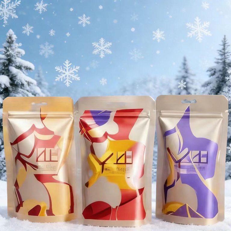 Transparent Aluminum Foil High Barrier Ziplock Pouches Resealable Food Bags for Nuts Dried Fruits 6