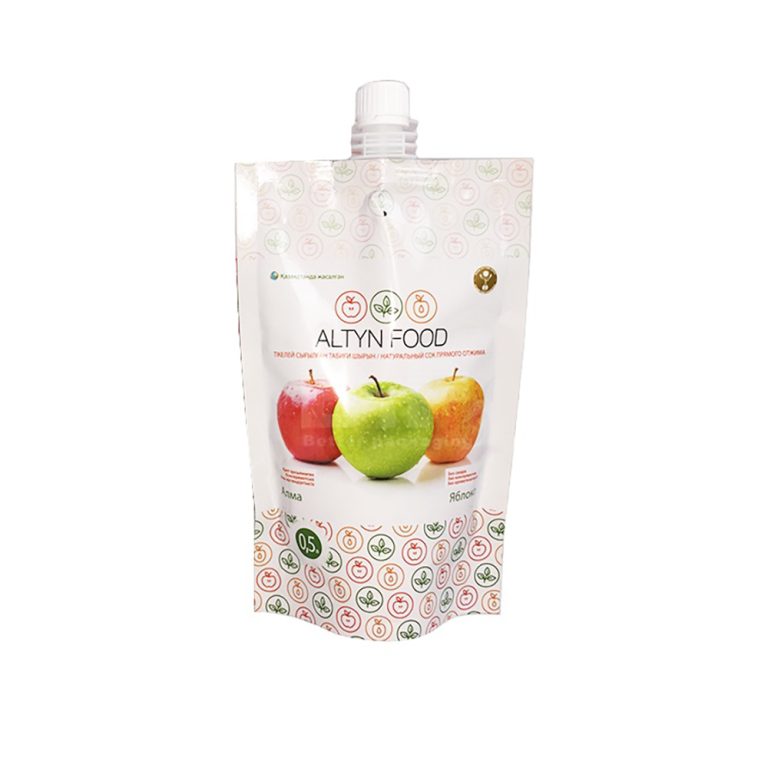 Custom Printed Mylar Stand up Spout Drinks Liquid Plastic Packaging Juice Pouch 5