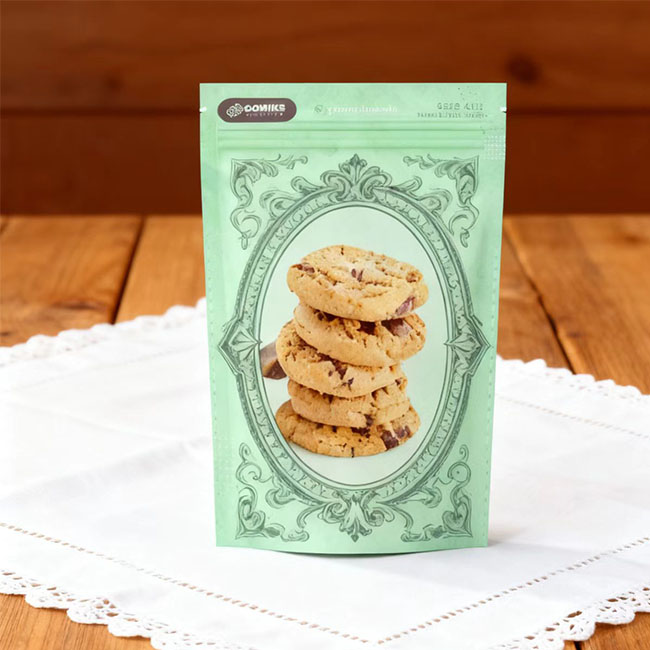 Custom Printed Mylar Doypack Ziplock Aluminum Stand up Candy Food Packaging Bag5