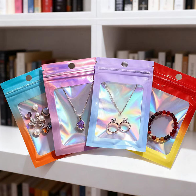 Custom Digital Printed Mylar Yingyang Plastic Doypack Wholesale Packaging Transparent Ziplock Bag1