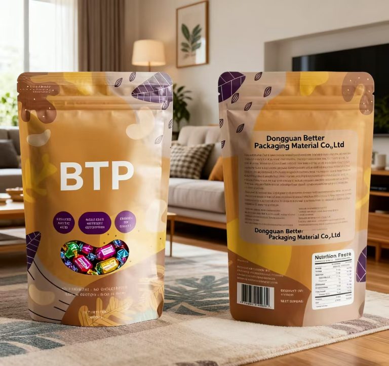 Custom Logo Printed Mylar Food Packaging Resealable Zip lock Doypack Stand up Pouch 4