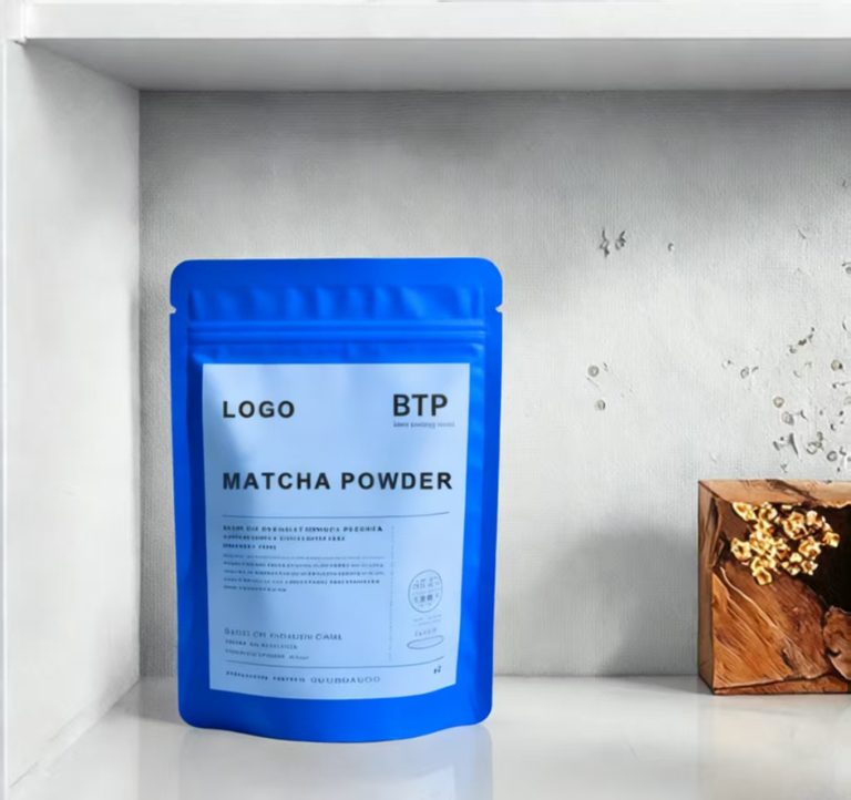 Stand Up Sealed Pouch for Matcha Powder Airtight Fresh Keeping Packaging Bag 2