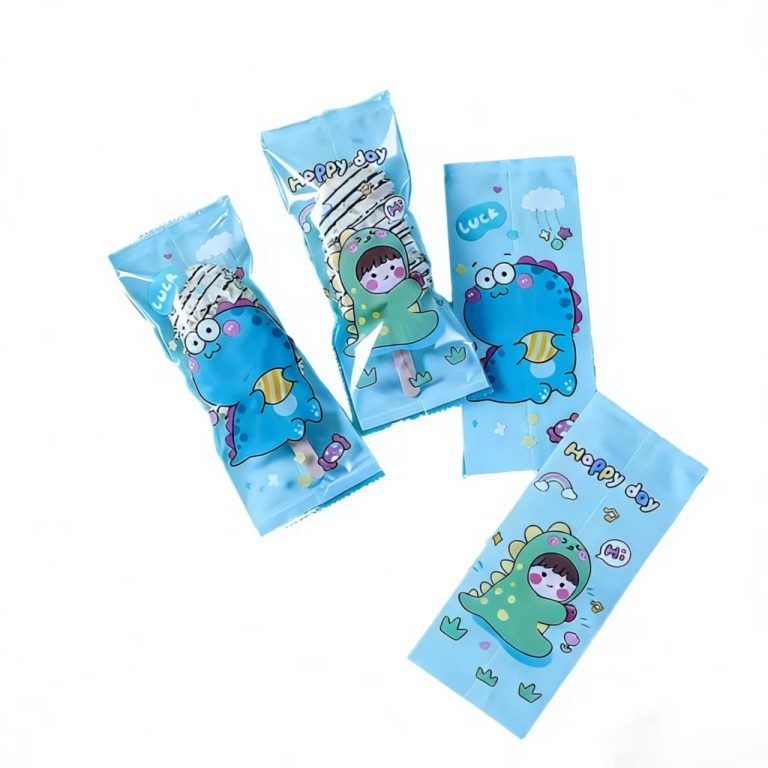 Customized Printed Logo Packaging Chocolate Laminated Plastic Food Grade Back Seal Bag 5
