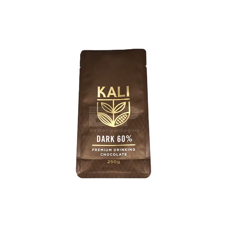 Custom Printed Aluminum Foil (Hot) Foil Stamping Lined Flat Bottom Coffee Bags Aroma Locking Resealable Packaging 2