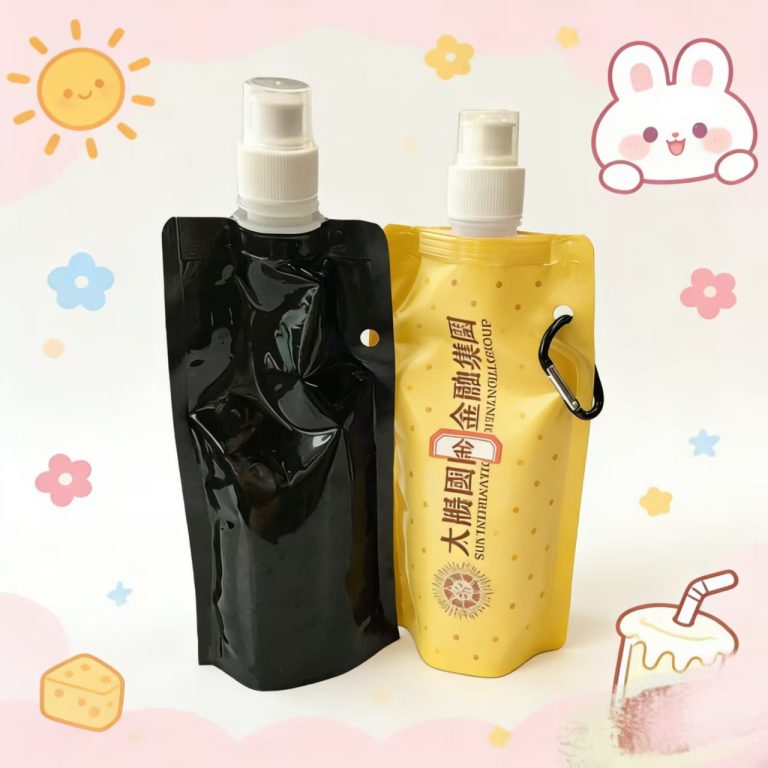 Customized Printing Juice Drink Wholesale Waterproof Mylar Opaque Square Packaging Spout Pouch4