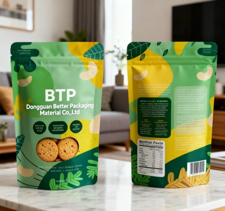 Custom Logo Printed Mylar Food Packaging Resealable Zip lock Doypack Stand up Pouch 3