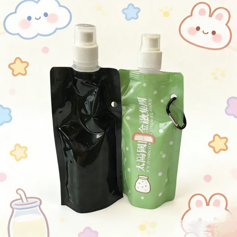 Customized Printing Juice Drink Wholesale Waterproof Mylar Opaque Square Packaging Spout Pouch3