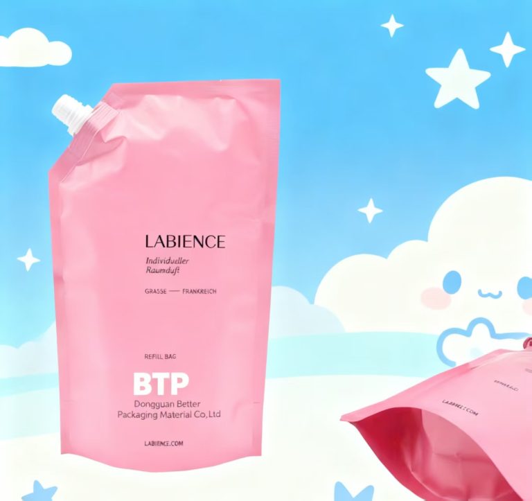 Stand Up Angled Spout Pouch Leakproof for Laundry Detergent Body Wash Chemicals 4