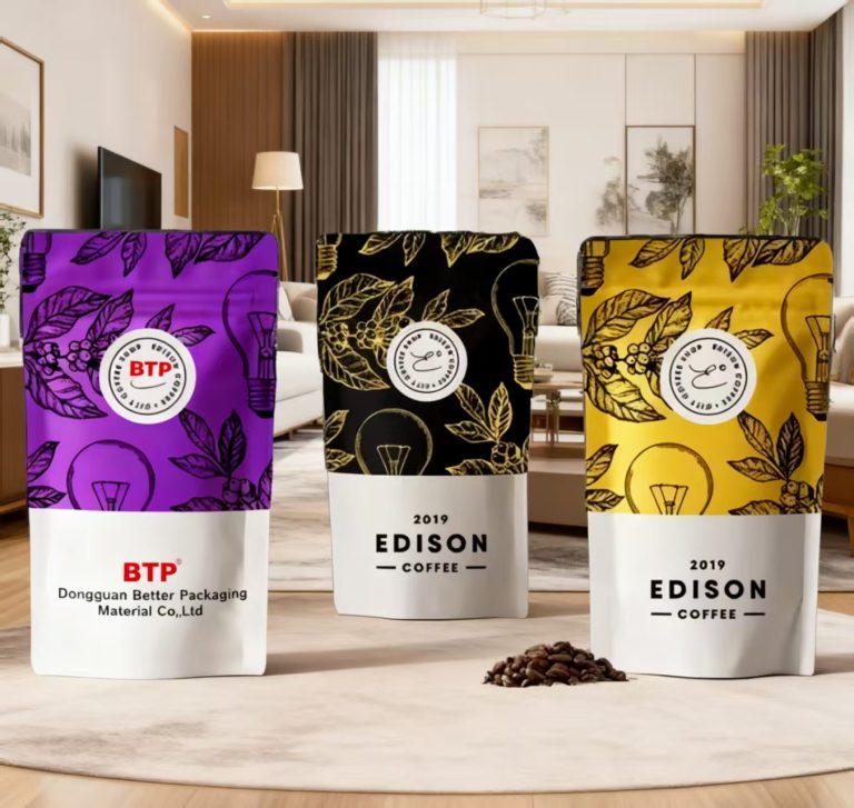 Custom Printing Zipper Doypack Packaging Bag Snack Food Plastic Stand up Pouch 4