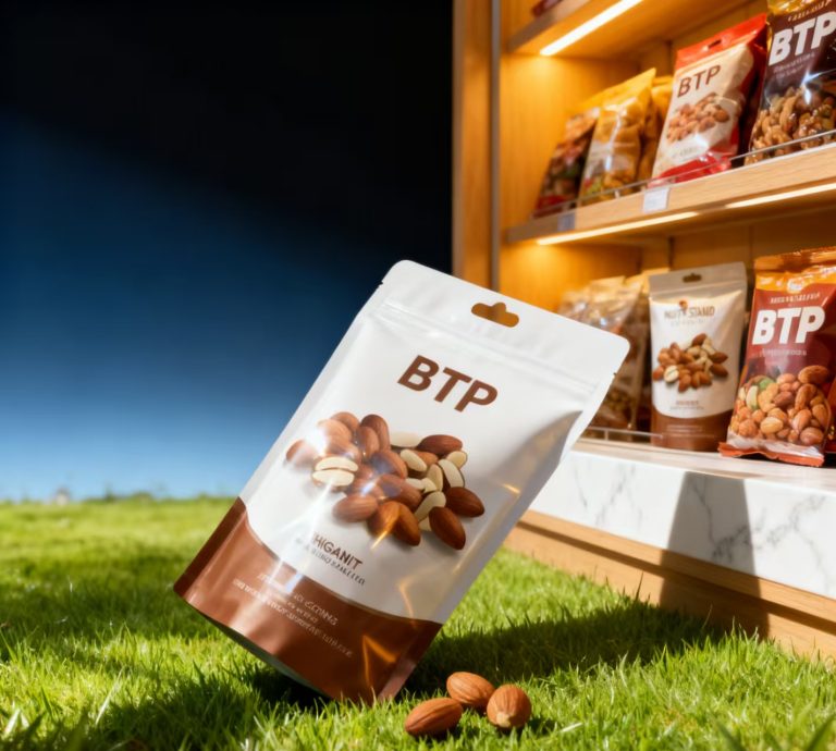 Personalized Print Stand Up Pouches Aluminum Foil Nuts Snacks 6