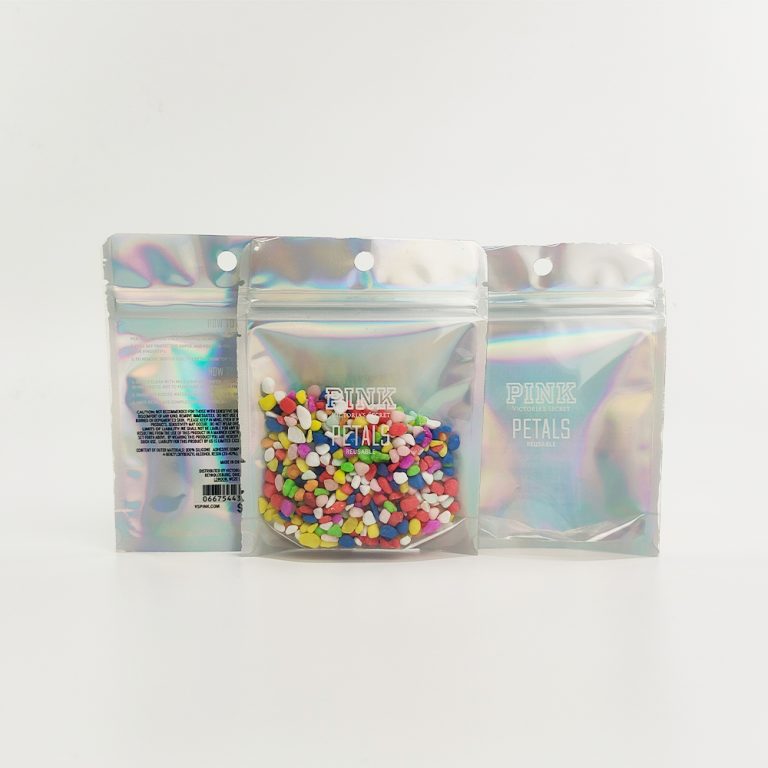 Custom DesignThree side sealed Bag Zipper Pouch Reusable Storage Food Nuts Packaging Plastic Packing Bag1