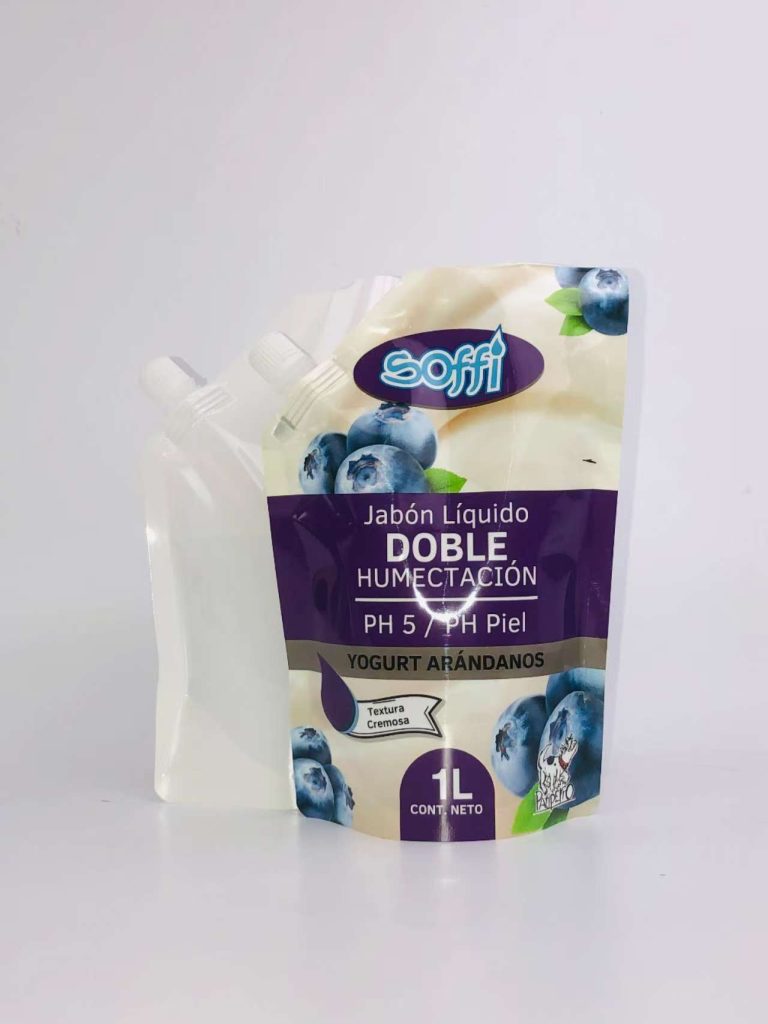 Leakproof Stand Up Angled Spout Pouch for Body Wash Laundry Detergent Chemical Supplies  1