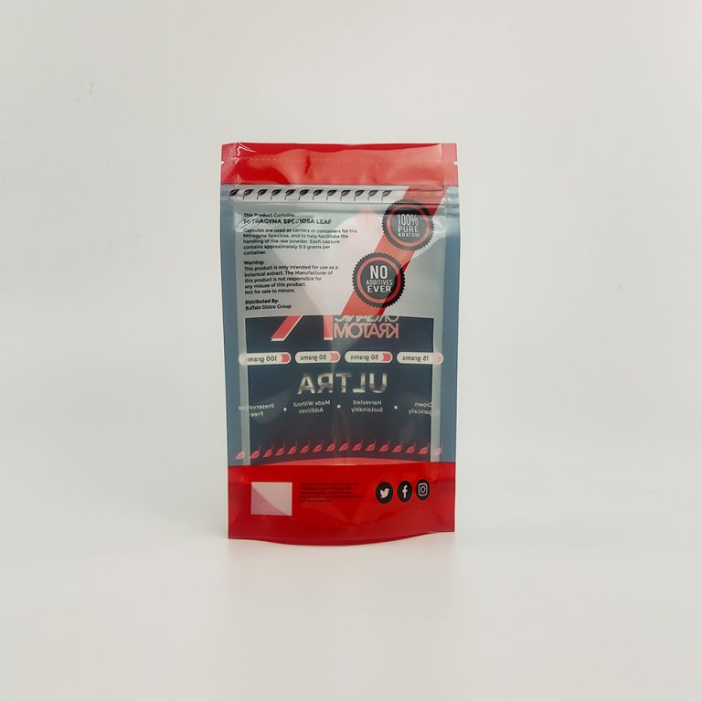 Custom Ziplock Window Doypack Snack Stand up Mylar Bag with Digital Printing6