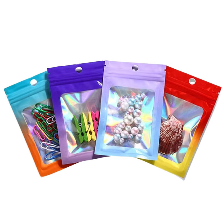 Custom Digital Printed Mylar Yingyang Plastic Doypack Wholesale Packaging Transparent Ziplock Bag2