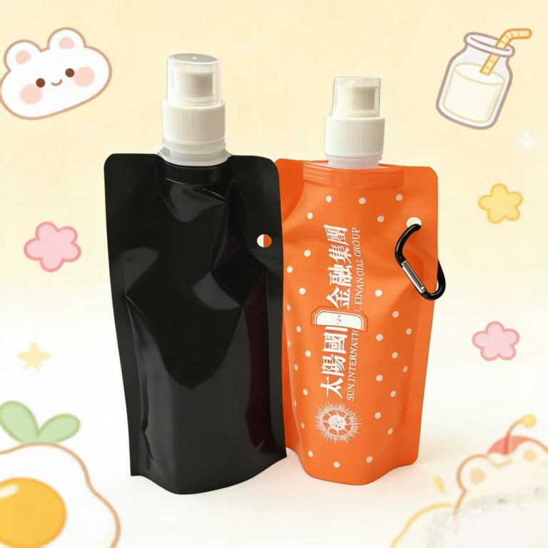 Customized Printing Juice Drink Wholesale Waterproof Mylar Opaque Square Packaging Spout Pouch2