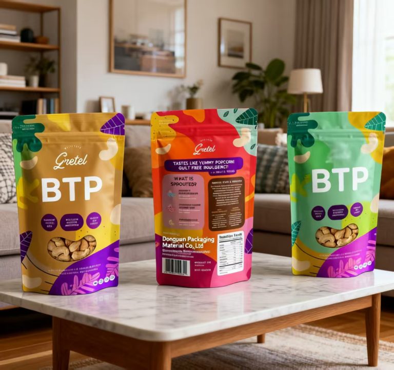 Custom Logo Printed Mylar Food Packaging Resealable Zip lock Doypack Stand up Pouch 1