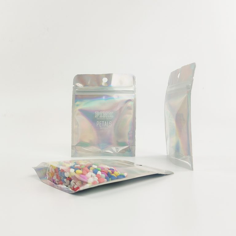 Custom DesignThree side sealed Bag Zipper Pouch Reusable Storage Food Nuts Packaging Plastic Packing Bag2