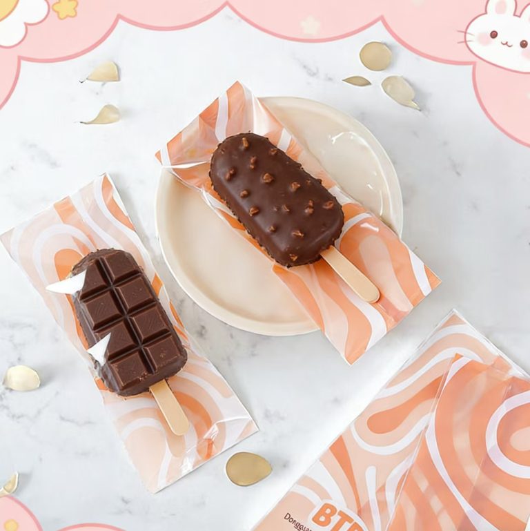 Custom Printed Food Snack Packaging Candy and Cookies Back Side Seal Bag 1