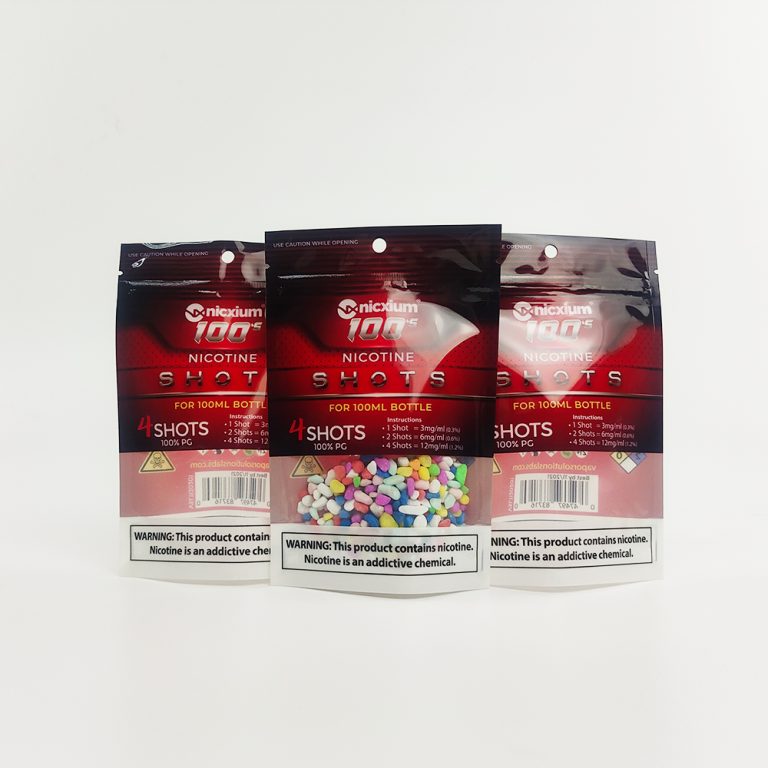 Custom Digital Printed Packaging Ziplock Window Doypack Snack Stand up Mylar Bag1