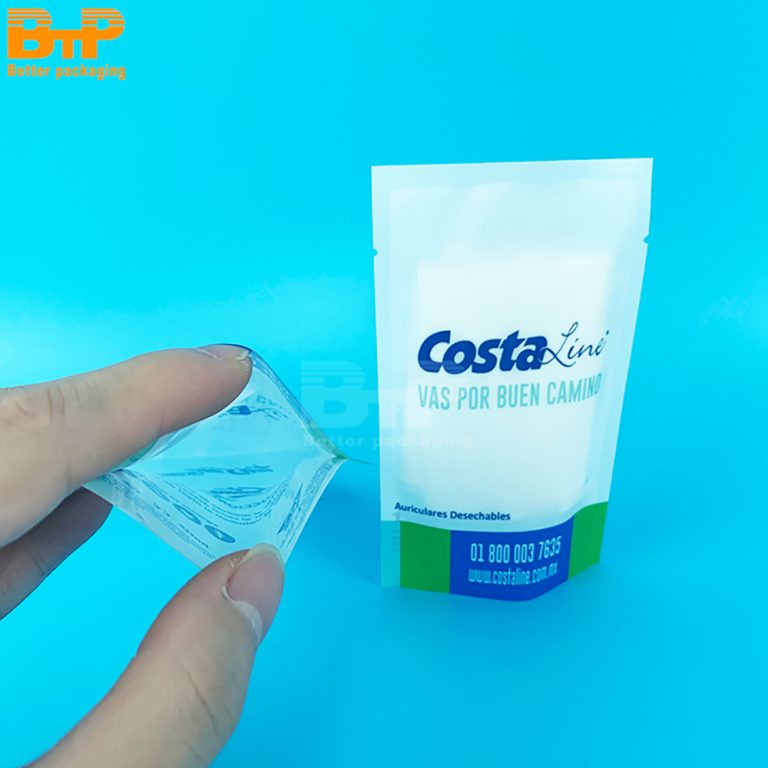 Water Resistant Disposable Three Side Sealed Bag for Keeping Contents Dry and Clean3