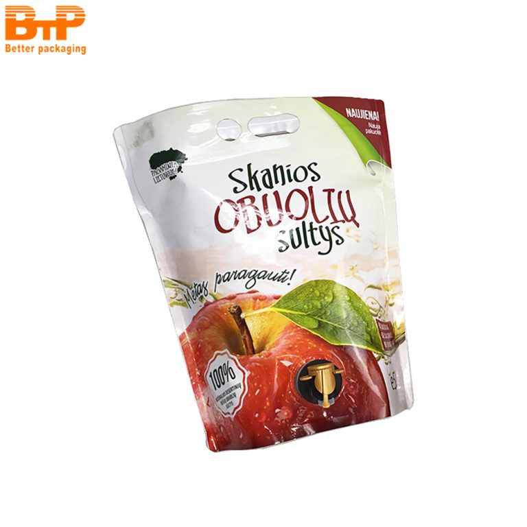 Custom Printed Vitop Valve 1L-5L Custom Printed Beverage Juice Packaging Bag in box5