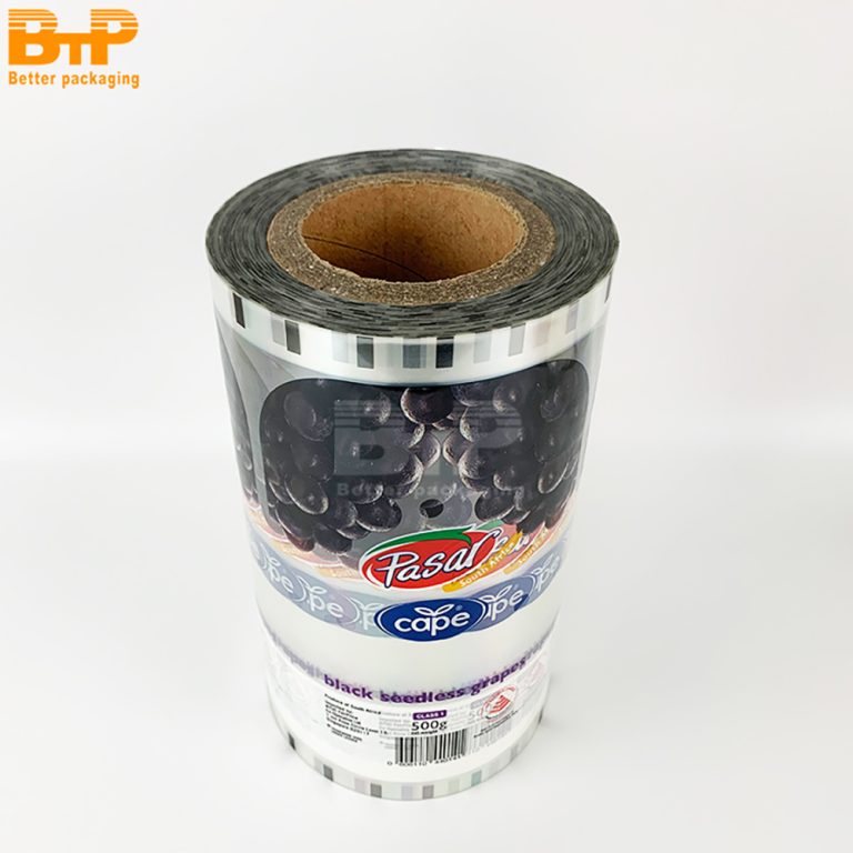 Black Seedless Grapes Packaging Film For Fresh Fruit Preservation And Attractive Display Roll Film 2