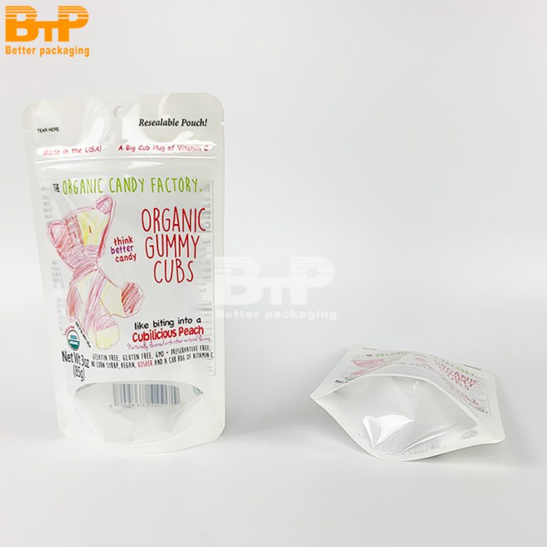 Custom Printed Candy Open Window Stand up  Pouch with Zipper 5