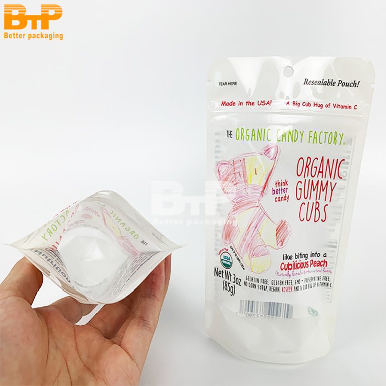 Custom Printed Candy Open Window Stand up  Pouch with Zipper 6