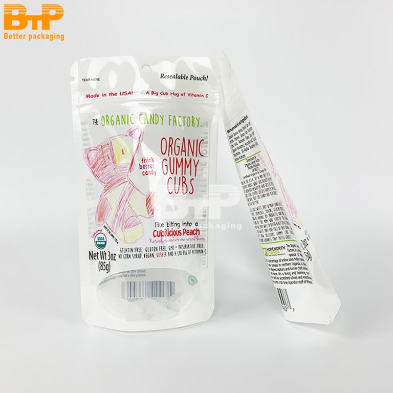 Custom Printed Candy Open Window Stand up  Pouch with Zipper 7