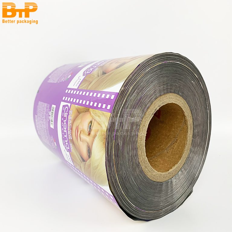 Cinema Cosmetic Bleaching Powder Packaging Film For Hair Product Branding And Sealing Roll Film 4
