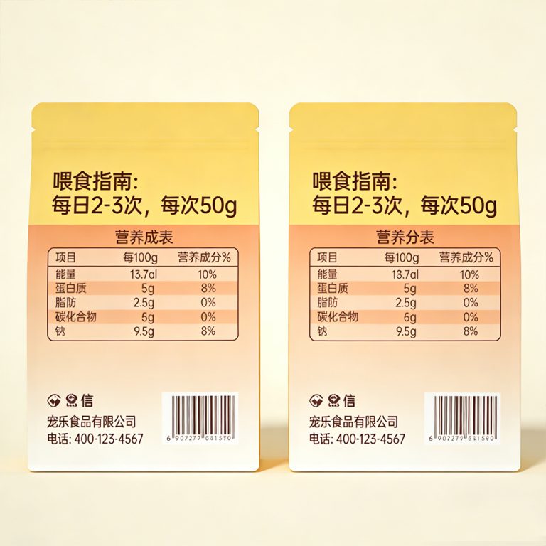 Custom Aluminum Foil Pet Dog Food Stand up Flat Bottom plastic Bag 4