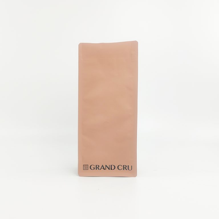 Custom Aluminum Foil Valve Coffee Beans ziplock Flat Bottom Plastic packaging Bag 3