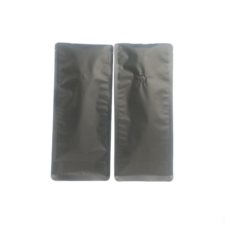 Custom Food Grade Valve Coffee zip lock Flat Bottom Plastic packaging Bag 6