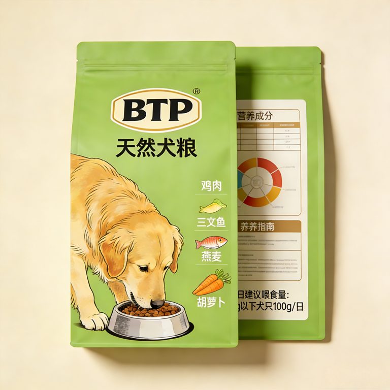 Custom Fresh Lock Odor Proof Flat Bottom Ziplock Pet Food Packaging Bag 2