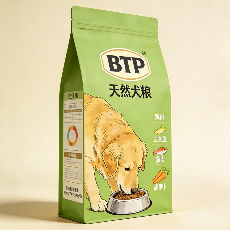 Custom Fresh Lock Odor Proof Flat Bottom Ziplock Pet Food Packaging Bag 4