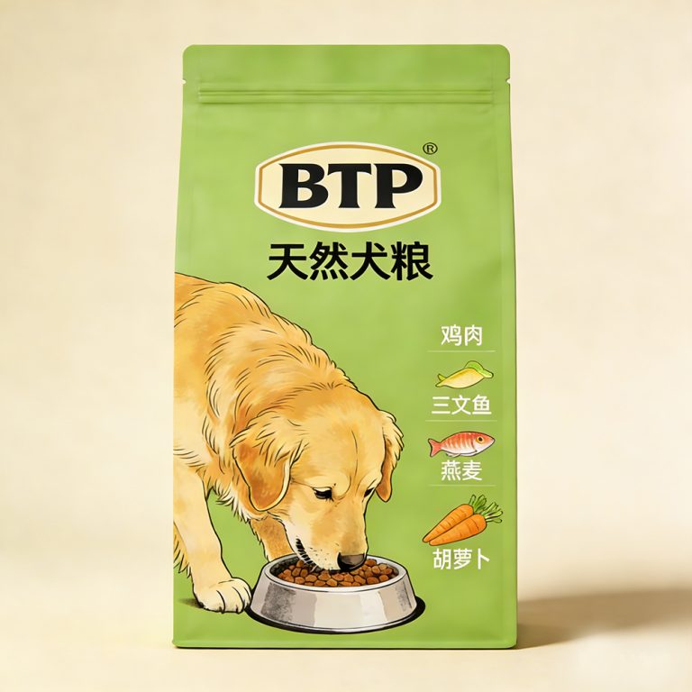 Custom Fresh Lock Odor Proof Flat Bottom Ziplock Pet Food Packaging Bag 5