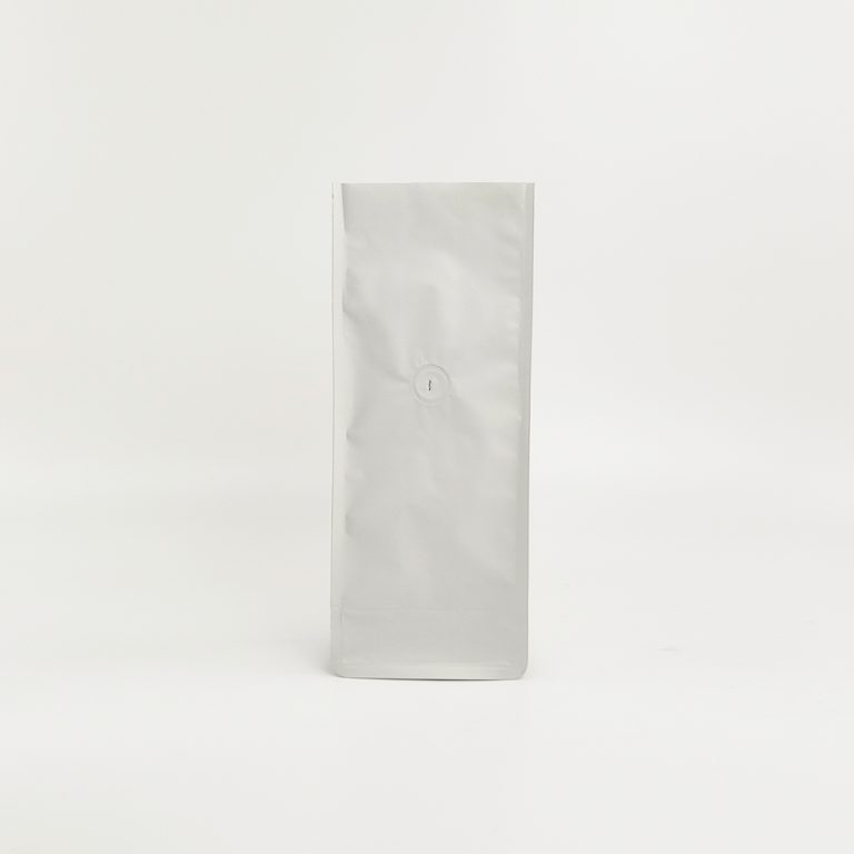 Custom Degassing Valve Coffee Beans Food Resealable zipper Flat Bottom Plastic Bag2