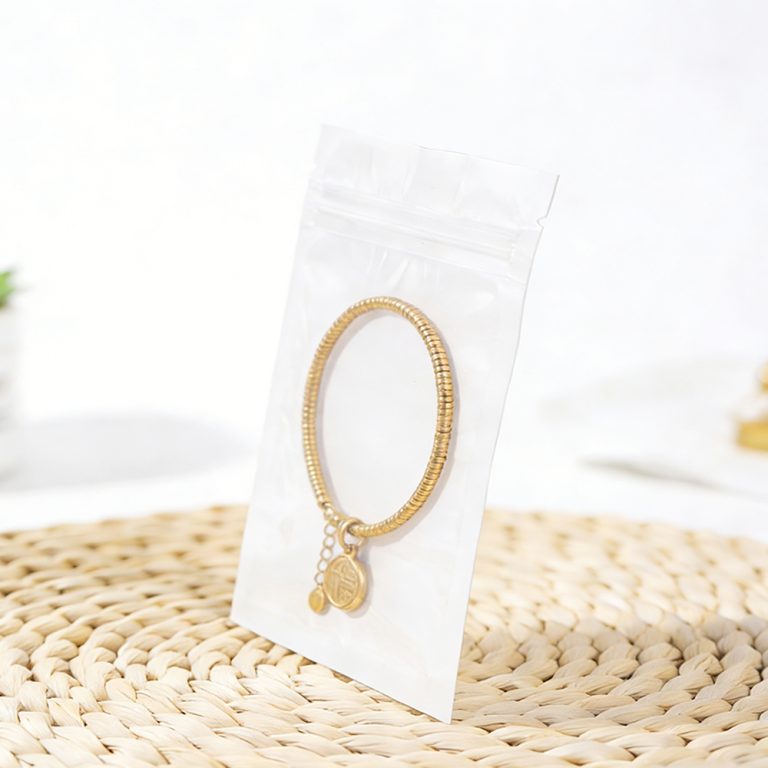 Custom Printed Resealable Plastic Zip Lock Jewelry Three side sealed Packaging Bag 2