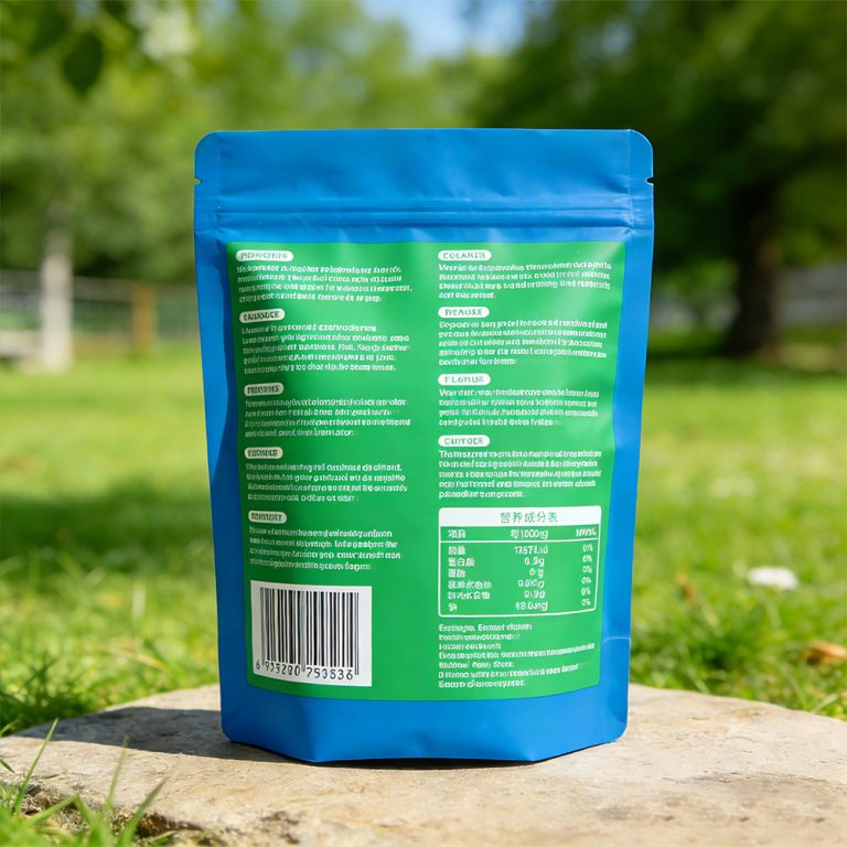 Custom Printed Stand up Pouch Resealable Pet Food Bag zip lock pouch 5