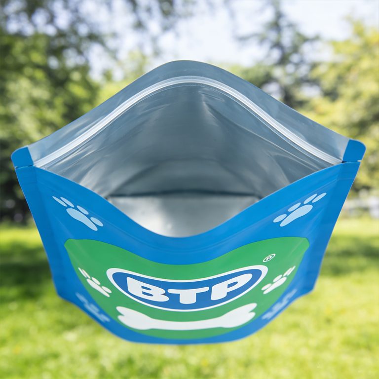 Custom Printed Stand up Pouch Resealable Pet Food Bag zip lock pouch 6