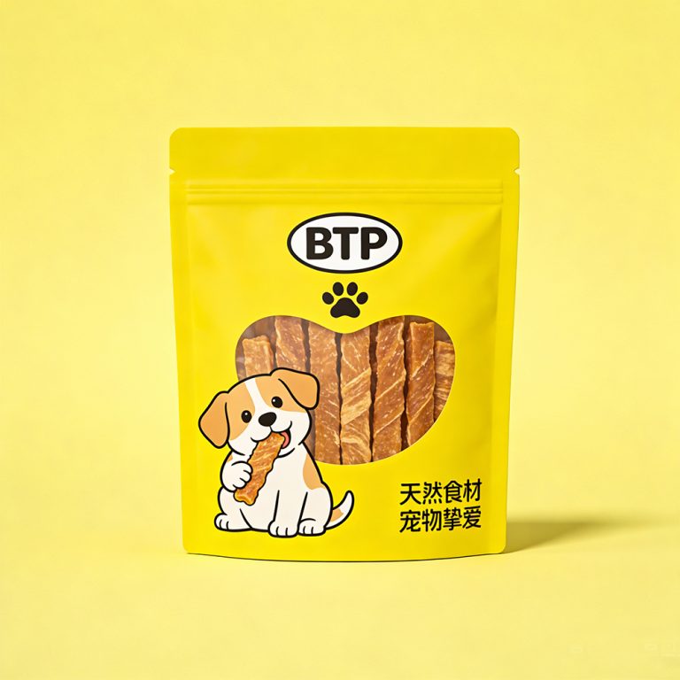 Custom Printed window Ziplock pet Snack Food Stand up plastic Packaging Bag 1