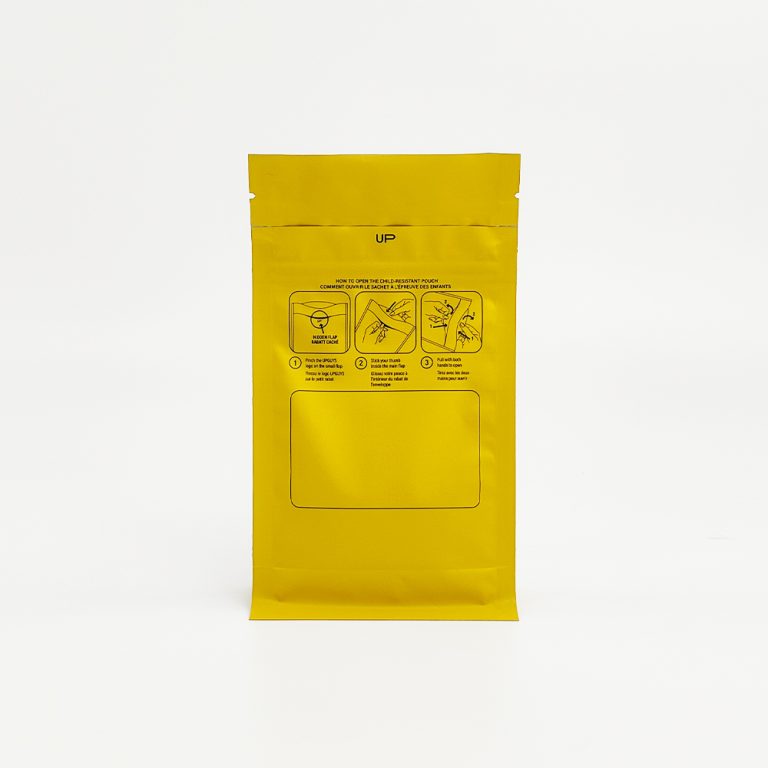 Custom food Aluminum Foil Odor Proof Flat Bottom plastic Packaging ziplock Bag 1