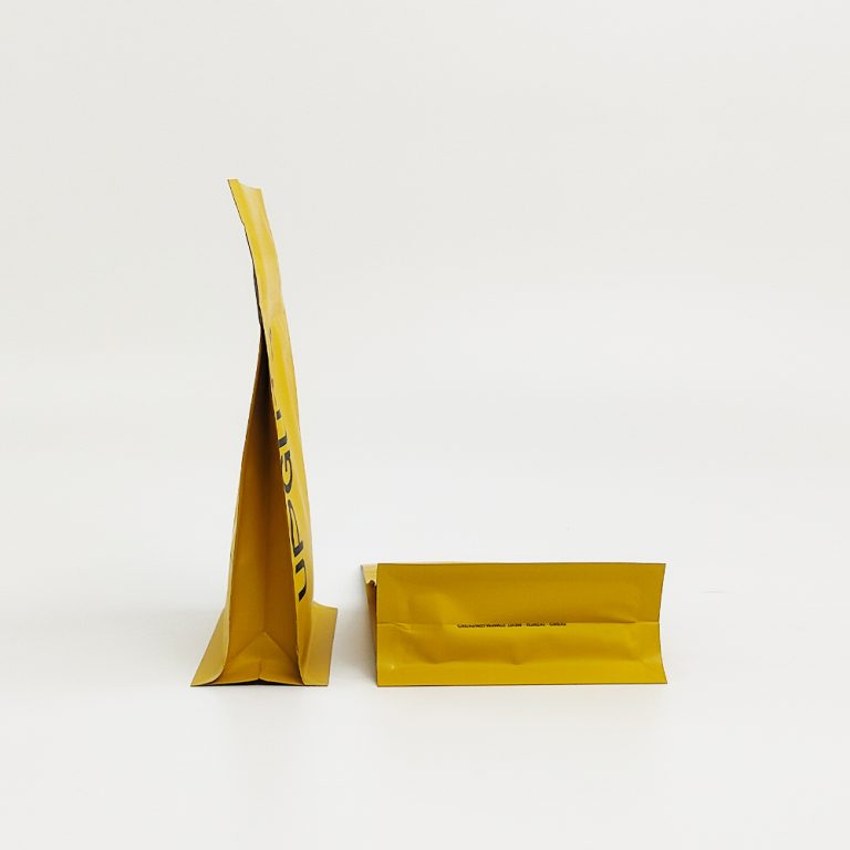 Custom food Aluminum Foil Odor Proof Flat Bottom plastic Packaging ziplock Bag 5