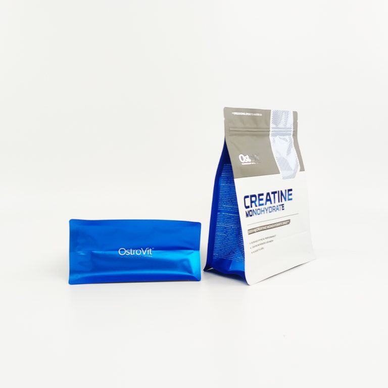 Custom logo Aluminum Foil Flat Bottom Stand up Food Packaging ziplock bag 3